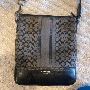 Black coach cross body